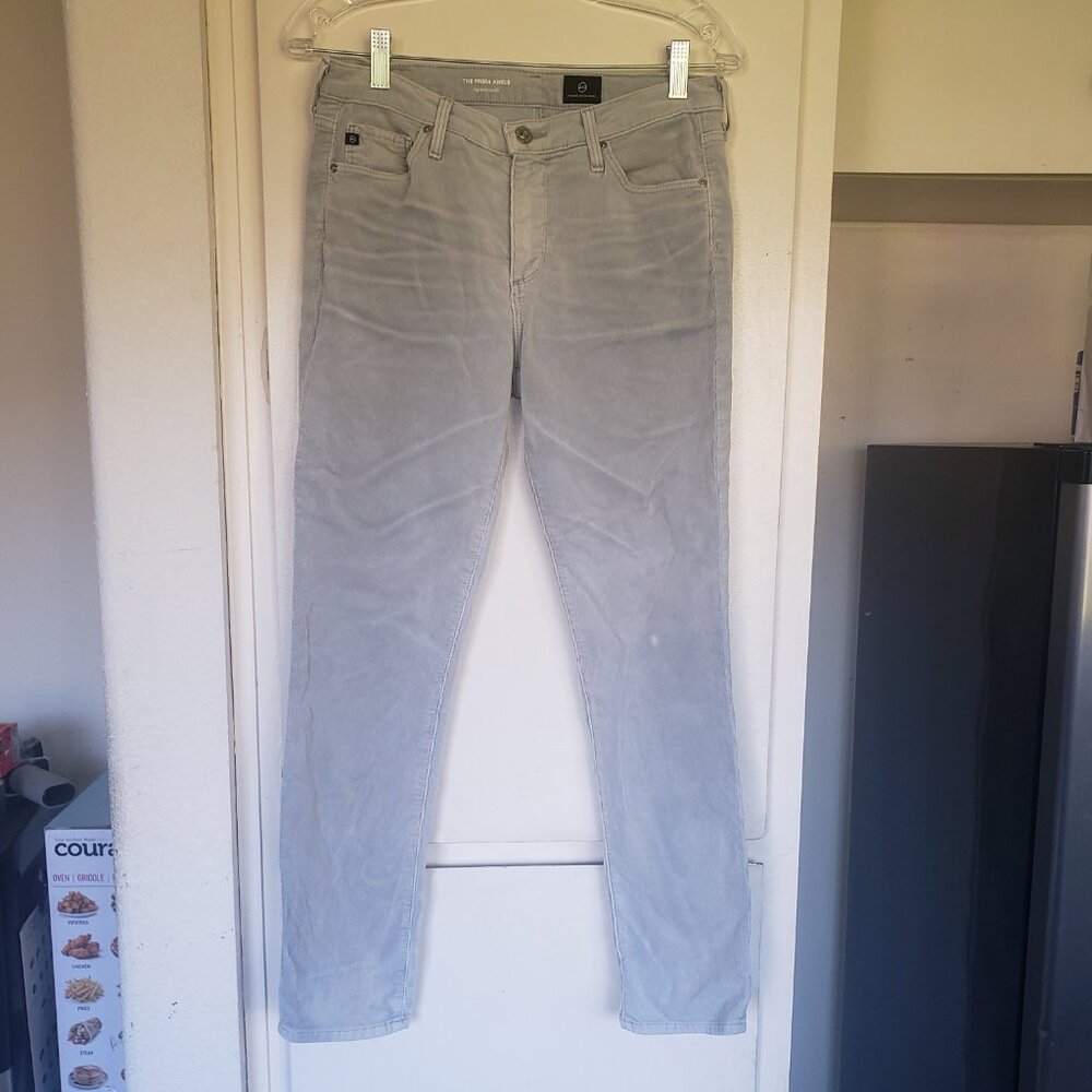 Andriano Goldschimmed Grey Cords Size 28R